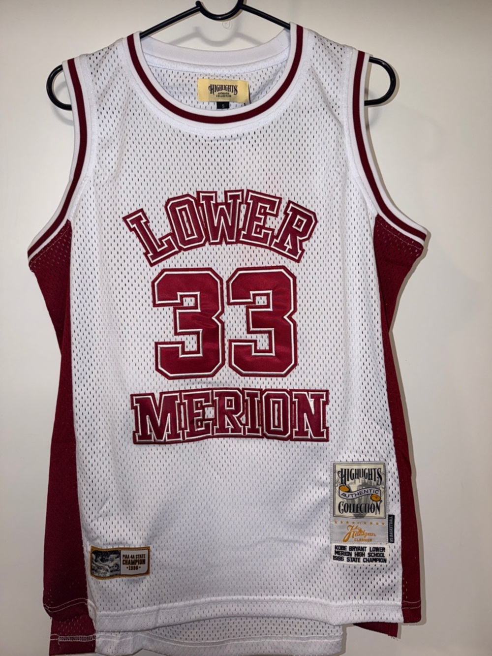 🏀⛹🏾🏀 Kobe Bryant Lower Merion High School Basketball Jersey #33 - Size S